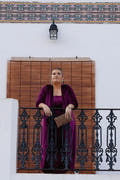 Chaqueta Terciopelo Candela color Buganvilla de la Marca Corintia para tallas grandes