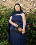 VESTIDO MERCEDES MARINO